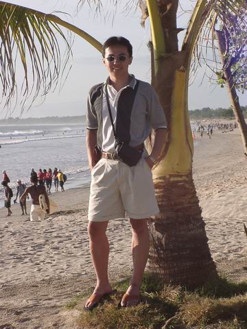 Bruce at Kuta beach